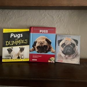 Pug Books - Pugs for Dummies, Barton’s Dog Bible, Training Your Pug